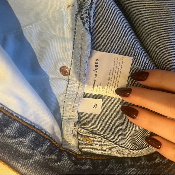 Reformation X Levi's straight leg jeans - Picture 4 of 4